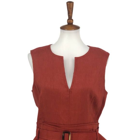 Veronica Beard Sadira Belted Sheath Mini Dress - Picture 4 of 10